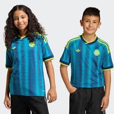Colombia 2026 away Jersey – adidas Soccer Kit | Colombia National Team- Youth Edition