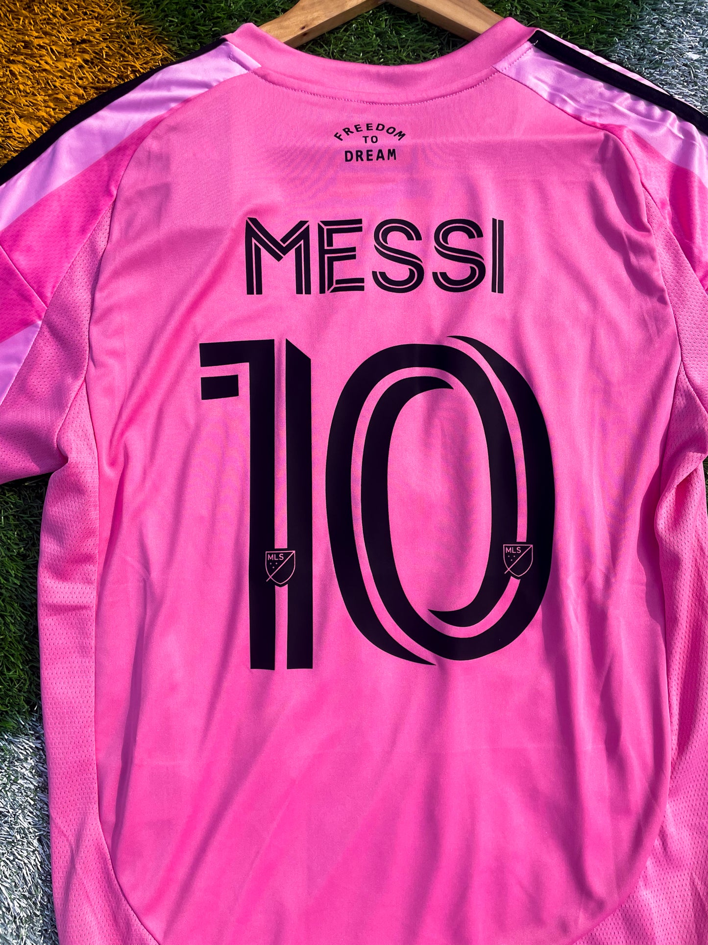 Inter Miami 2024/2025 Home Messi #10 Pink adidas Jersey – Iconic Pink with Black Accents - Five Of Cups Official