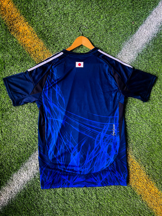 Japan 2024 Home Y-3 Collaboration Soccer Jersey – Avant-Garde Adidas x Yohji Yamamoto Design with JFA Crest - Five Of Cups Official
