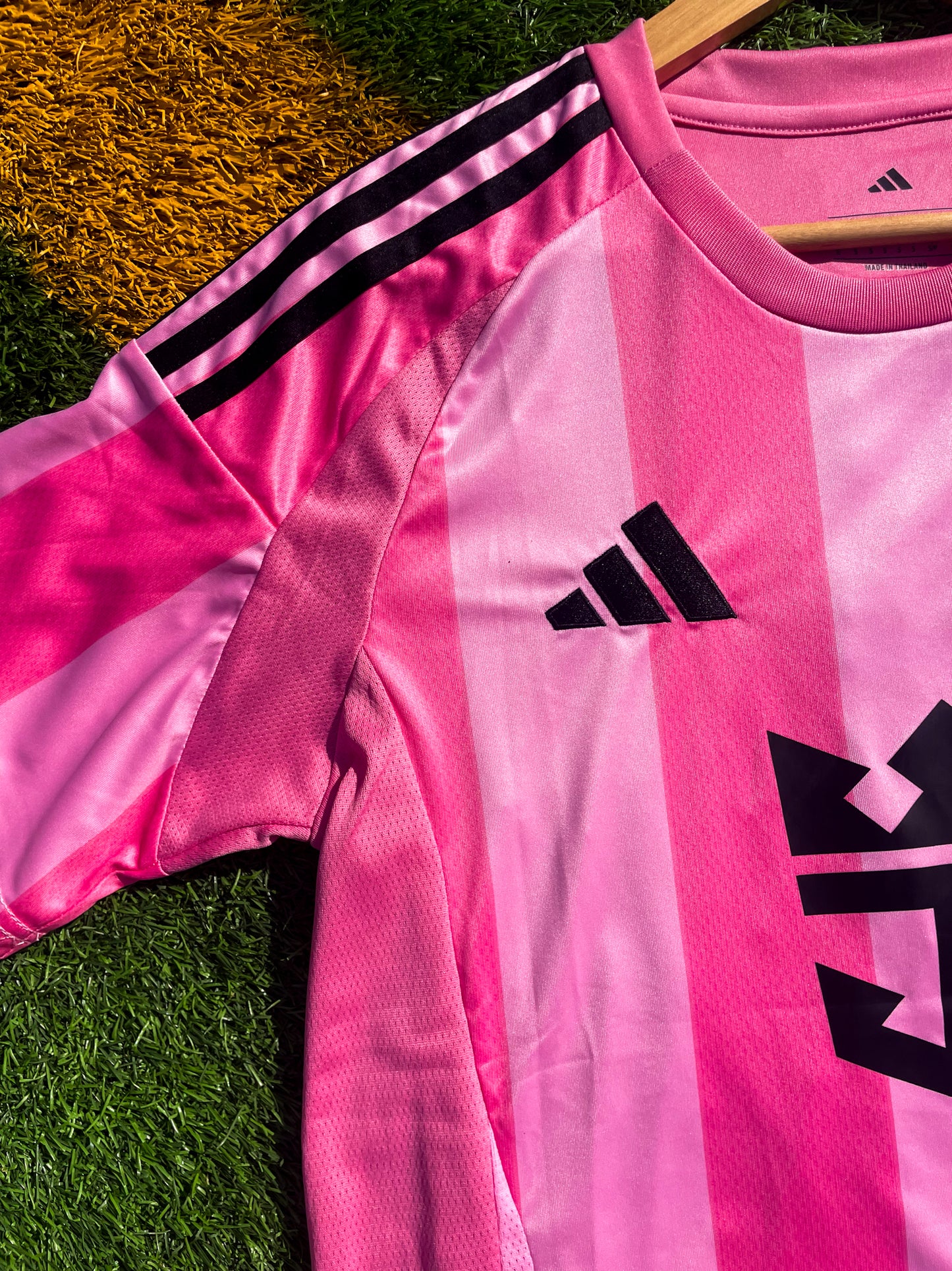 Inter Miami 2024/2025 Home Messi #10 Pink adidas Jersey – Iconic Pink with Black Accents - Five Of Cups Official