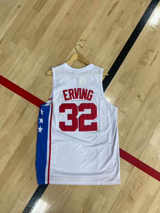 New York Nets 1972-1976 Erving- Vintage Dr. J NBA Jersey - Five Of Cups Official
