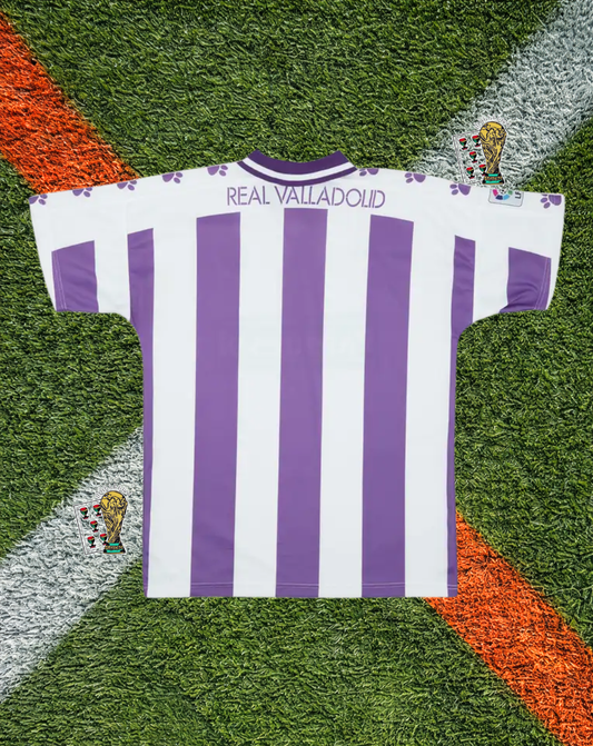 Real Valladolid 1998-99 Home Jersey – Purple Stripe Edition