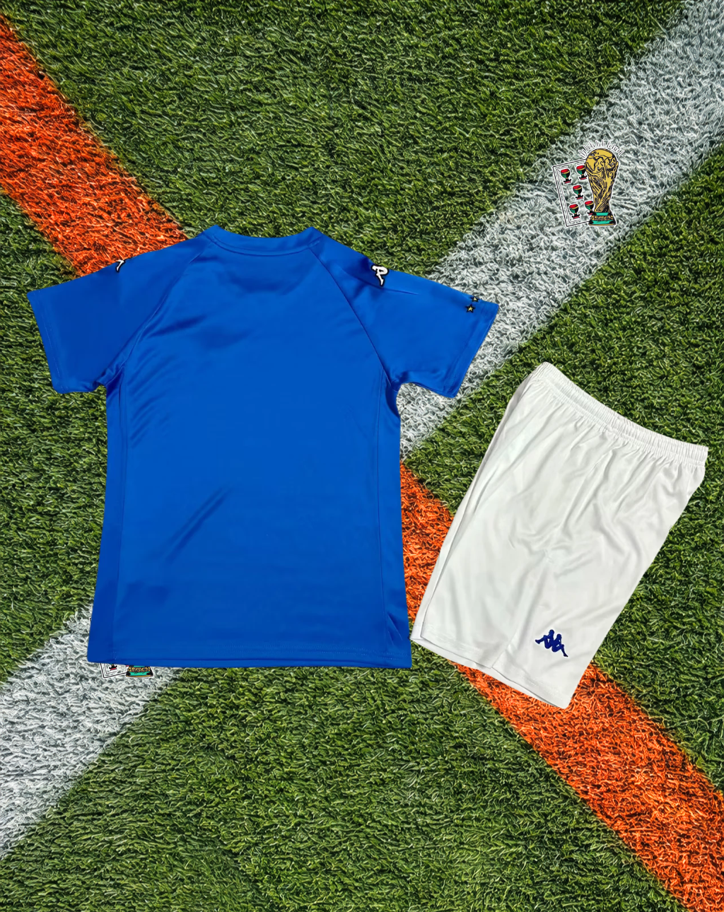 Italy Retro Home Jersey – Vintage Azzurri Shield Edition