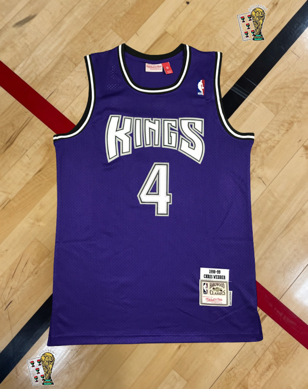 Sacramento Kings 1998-99 Away Jersey – Webber Purple Edition