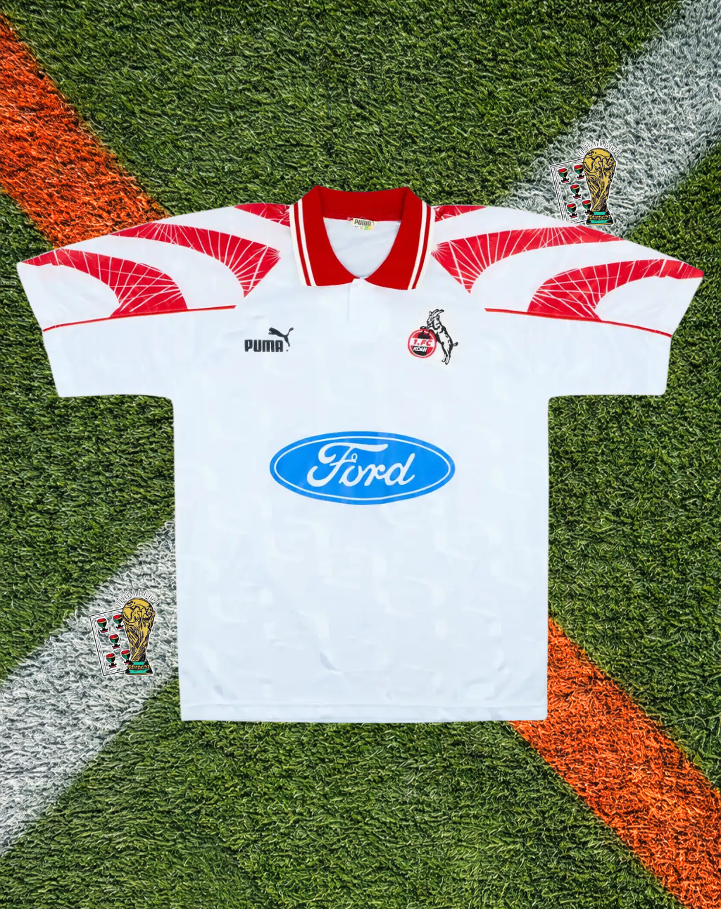 1. FC Köln 1995-96 Away Jersey – Sunburst White Edition