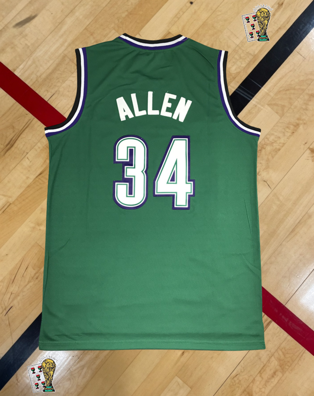 Milwaukee Bucks 1996-97 Alternate Jersey – Forest Green Edition