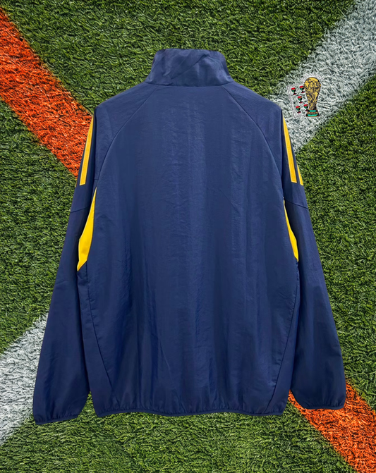 Boca Juniors 2020s Windbreaker – Xeneize Modern Navy Edition
