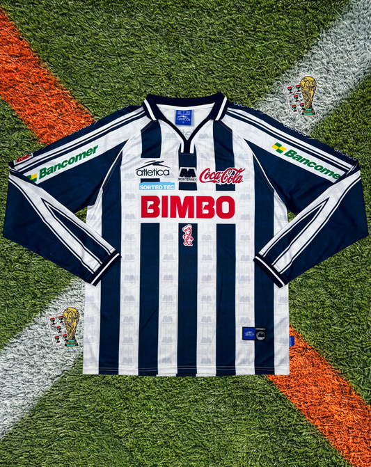 CF Monterrey 1998-99 Home Jersey – Bimbo Classic Stripe Edition