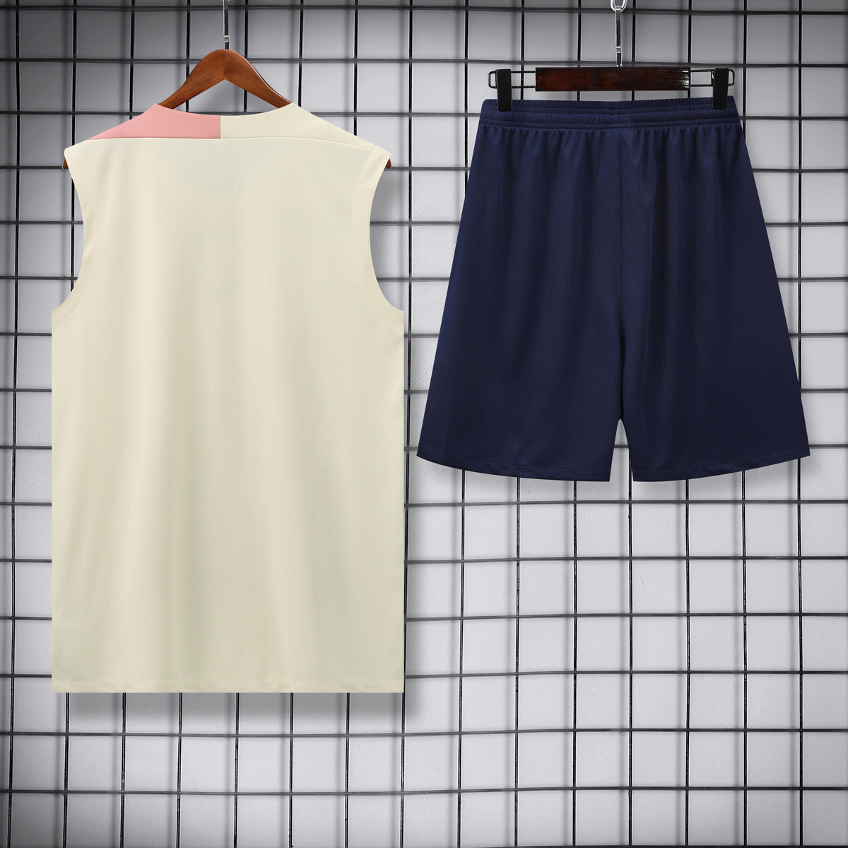 Barcelona Training Vest Set – Cream Blush Edition