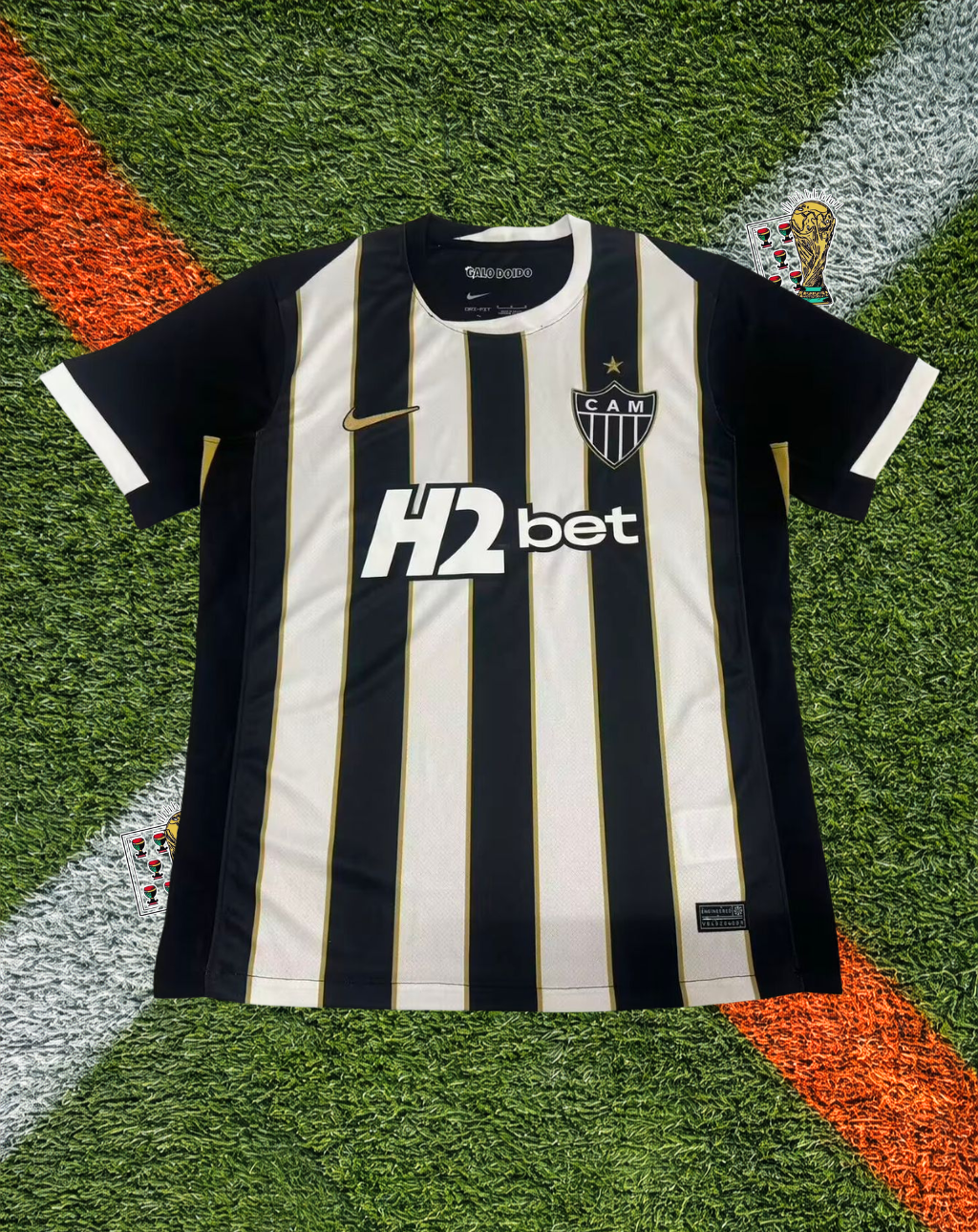 Atletico Mineiro 2023-24 Home Jersey – Pinstripe Galo Edition