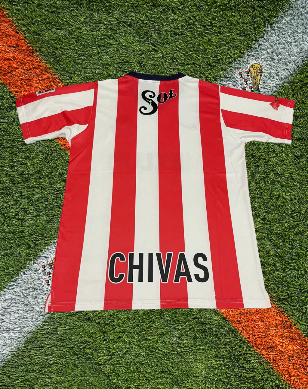 Chivas de Guadalajara 1998 Home Jersey – White Stripe Classic Edition