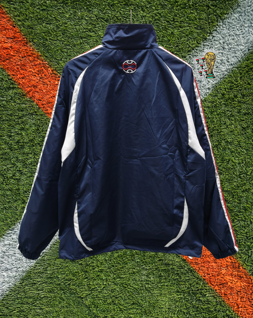 France 2000s Windbreaker – Les Bleus Swirl Edition