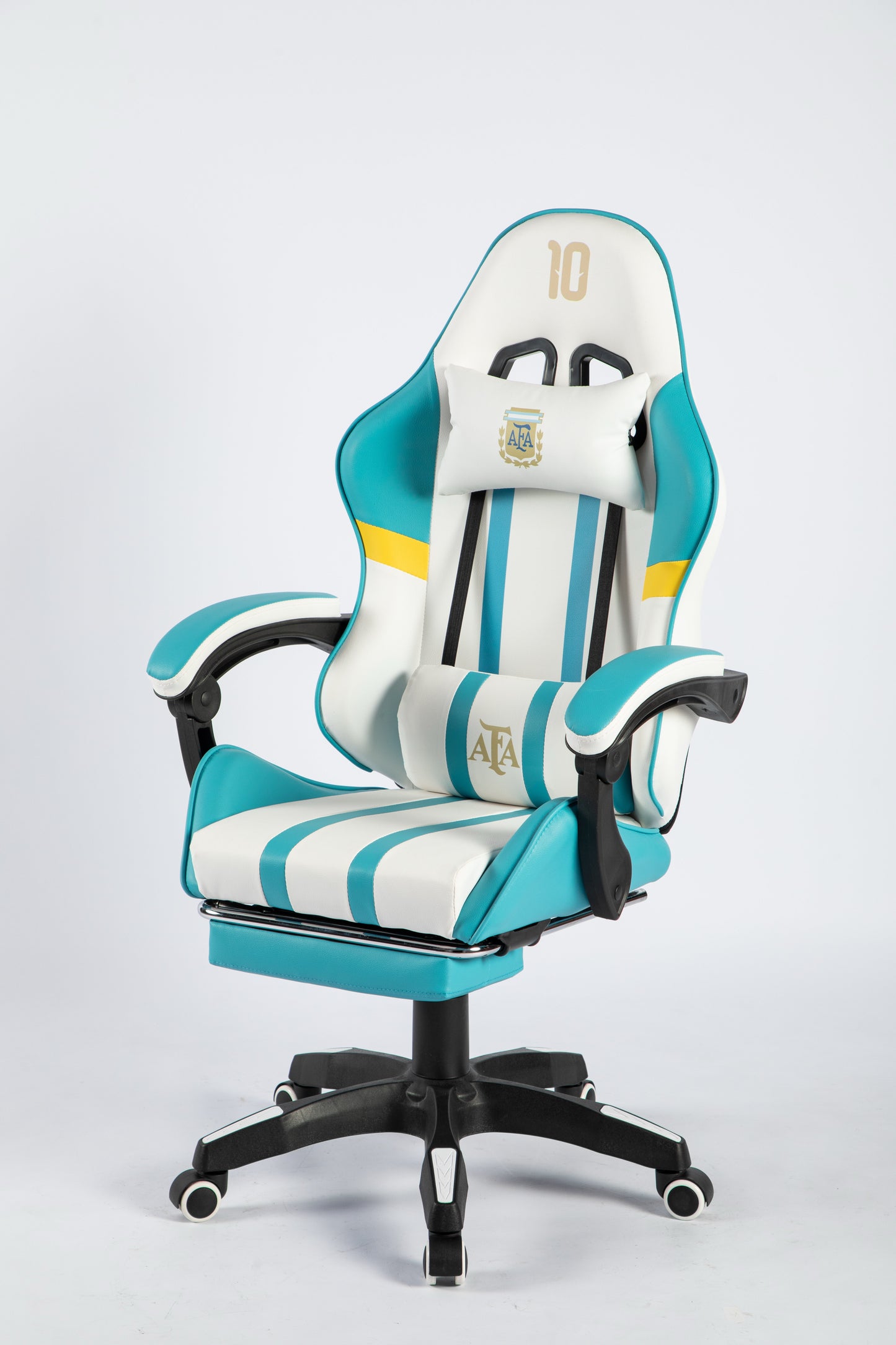Official Argentina Raptor Gaming/Office Chair-White Edition- PLAY FC
