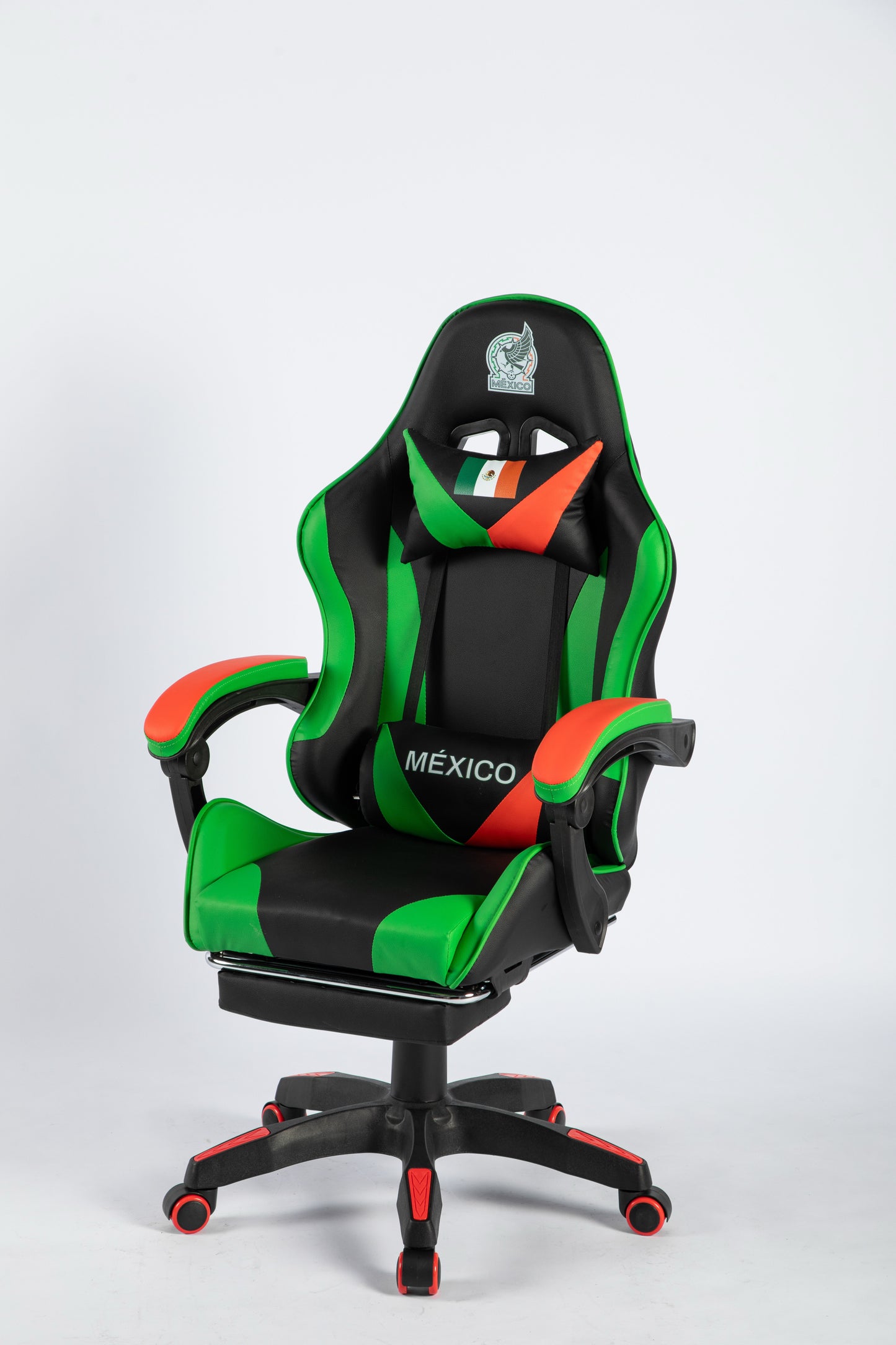 Official Mexico Raptor Gaming/Office Chair-Green Edition- PLAY FC