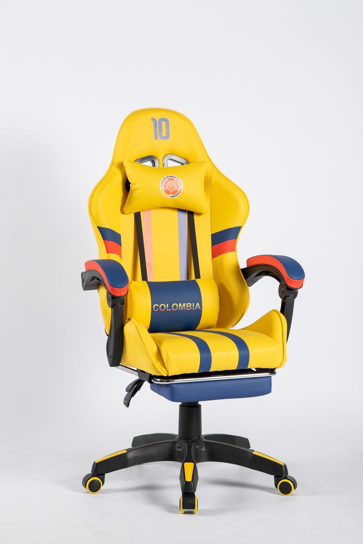 Official Colombia Raptor Gaming/Office Chair-Yellow Edition- PLAY FC