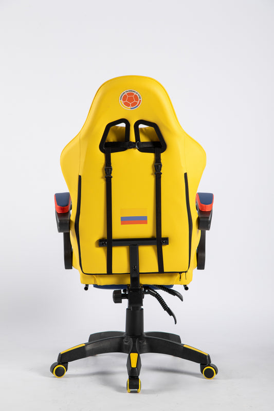 Official Colombia Raptor Gaming/Office Chair-Yellow Edition- PLAY FC