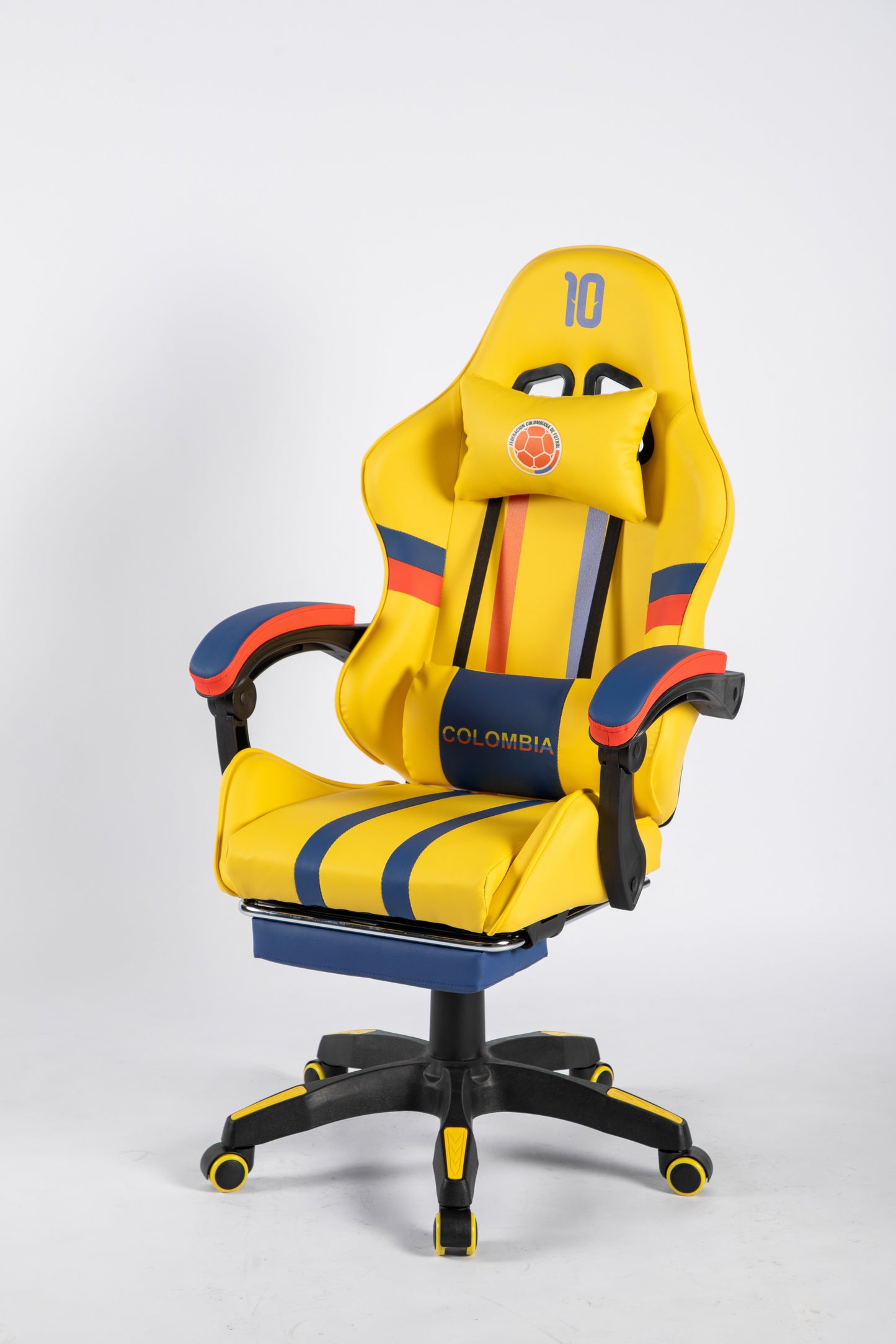 Official Colombia Raptor Gaming/Office Chair-Yellow Edition- PLAY FC