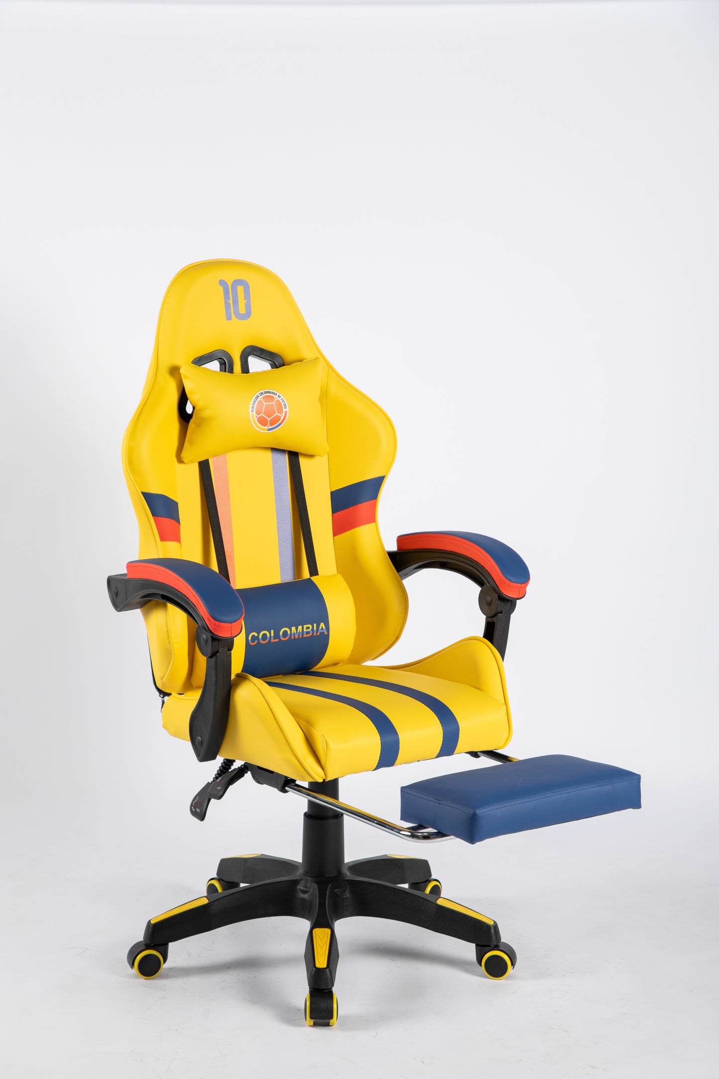Official Colombia Raptor Gaming/Office Chair-Yellow Edition- PLAY FC