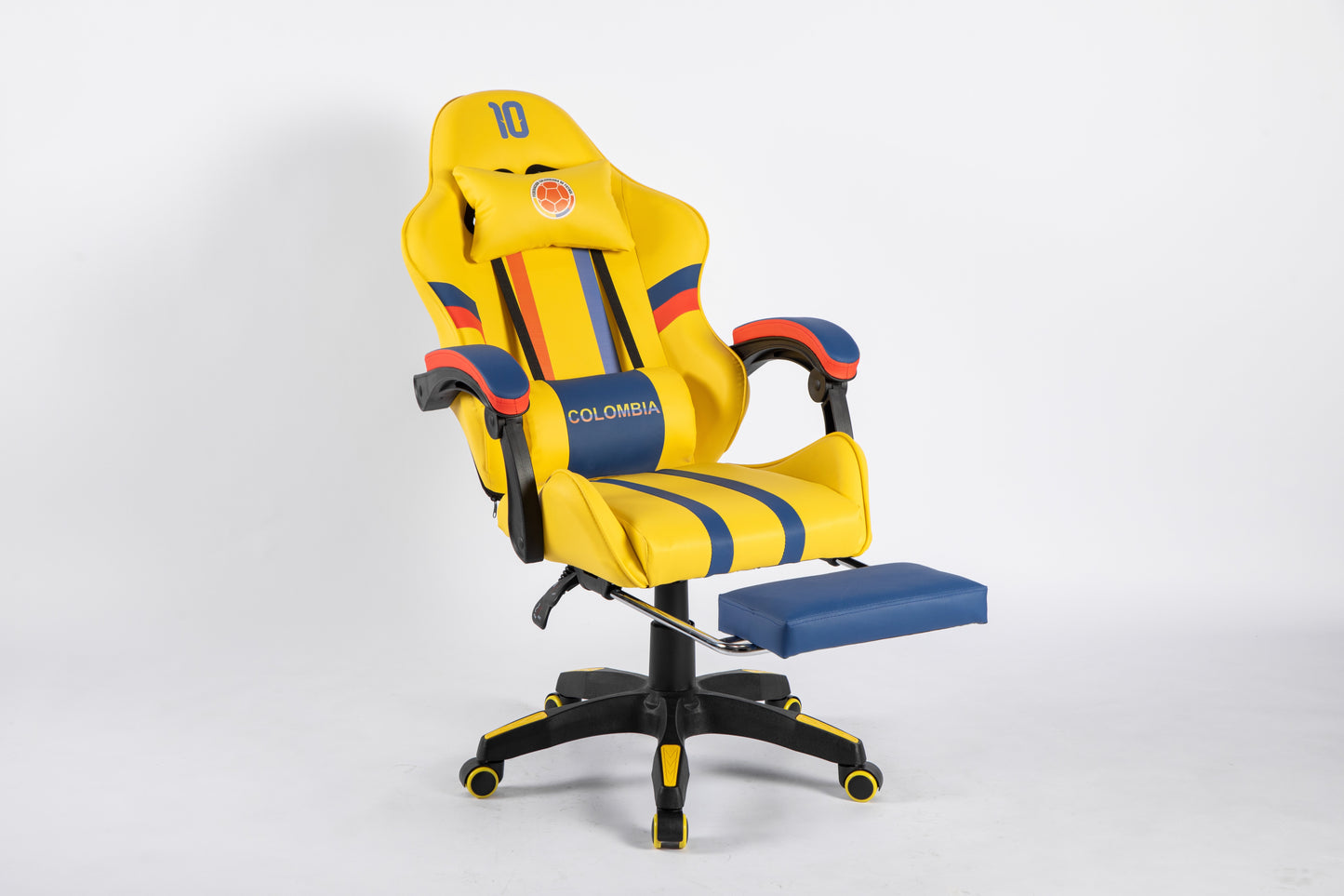 Official Colombia Raptor Gaming/Office Chair-Yellow Edition- PLAY FC