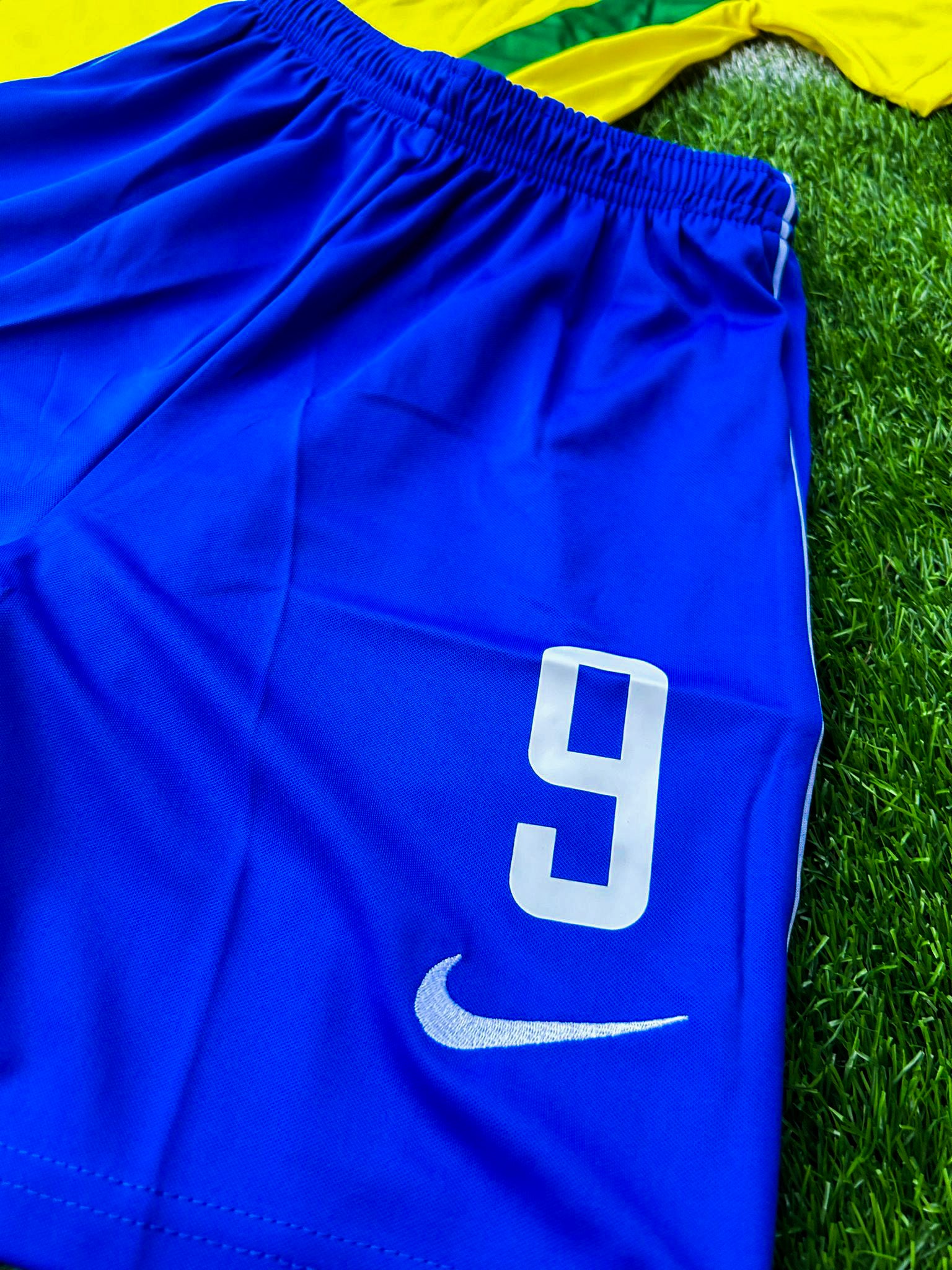 Detail of vintage Nike fabric and youth sizing