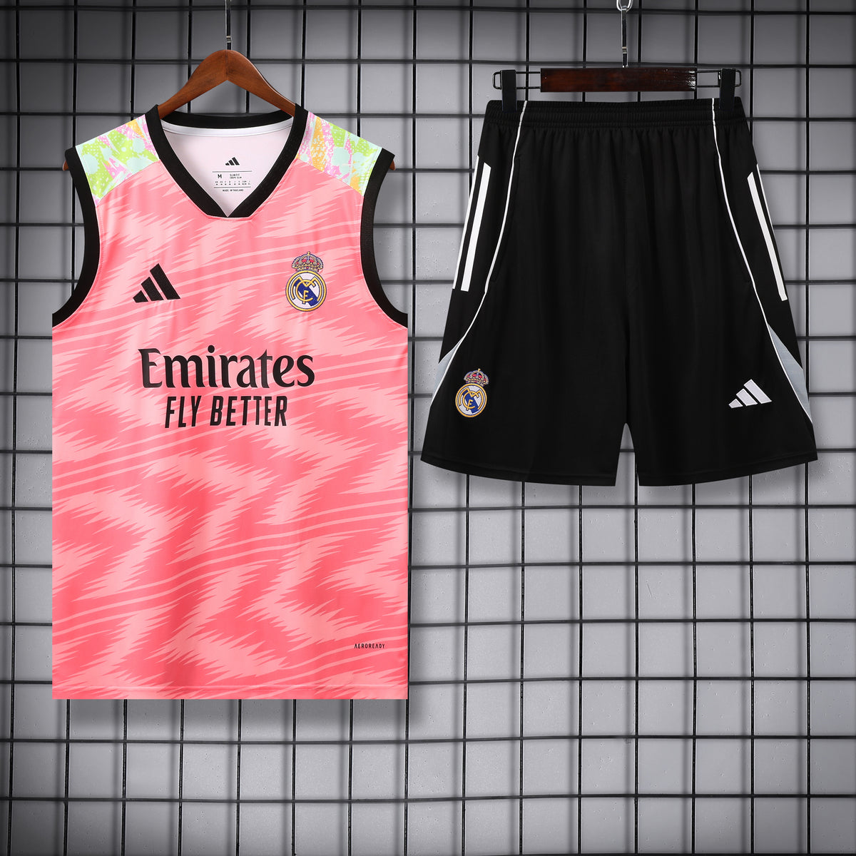 Real Madrid Training Vest Set – Sunset Tie-Dye Edition