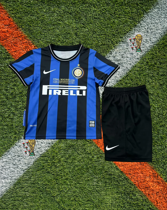 Inter Milan 2009-10 Home Jersey – Champions League Final Madrid Youth Edition