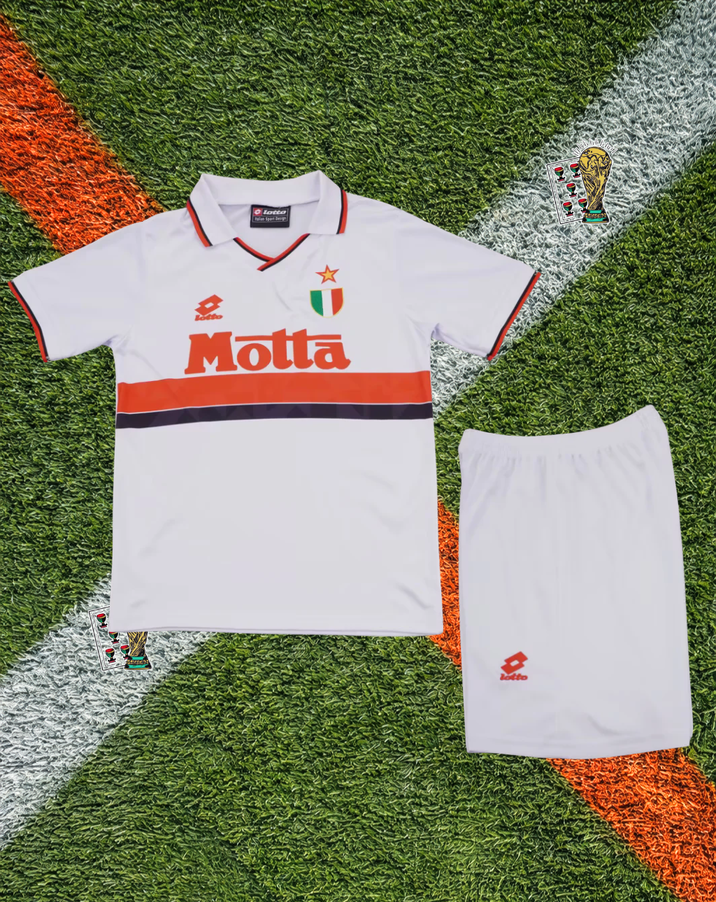 AC Milan 1988-89 Away Jersey – Motta Scudetto Youth Edition
