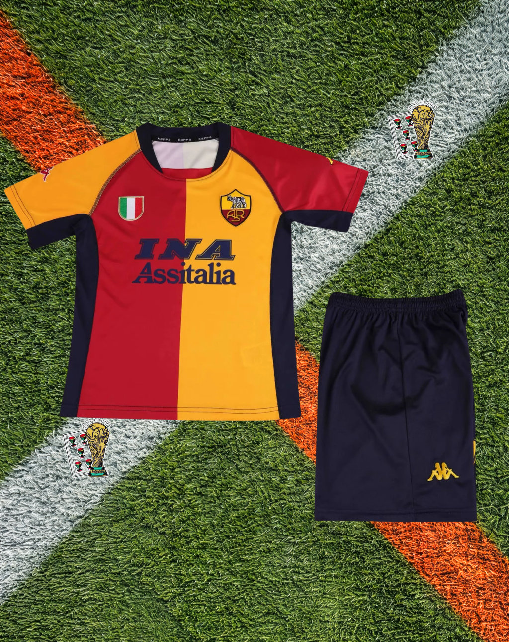 Roma 2001-02 Home Jersey – Scudetto Champions Edition