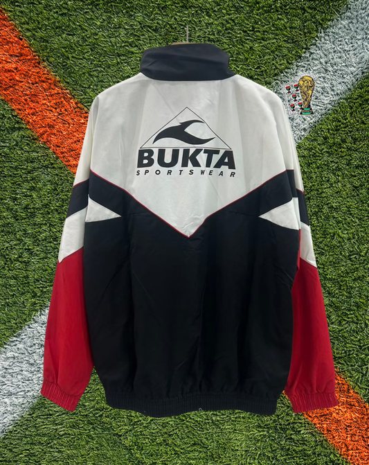 Sevilla FC 1990s Windbreaker – Nervión Retro Chevron Classic