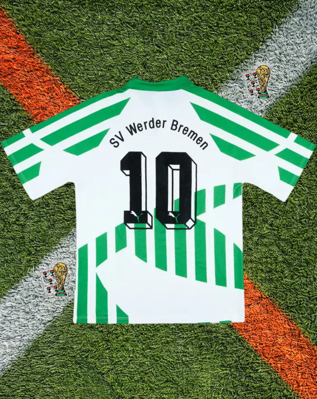 Werder Bremen 1992-93 Home Jersey – DBV Graphic Stripe Edition