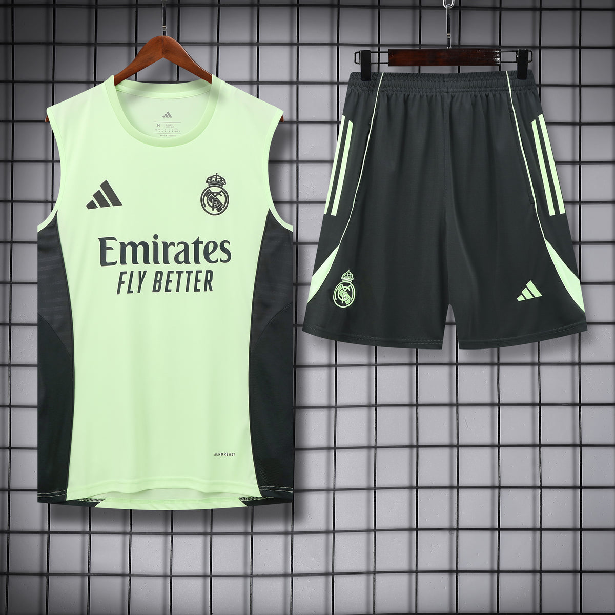 Real Madrid Training Vest Set – Mint Horizon Edition