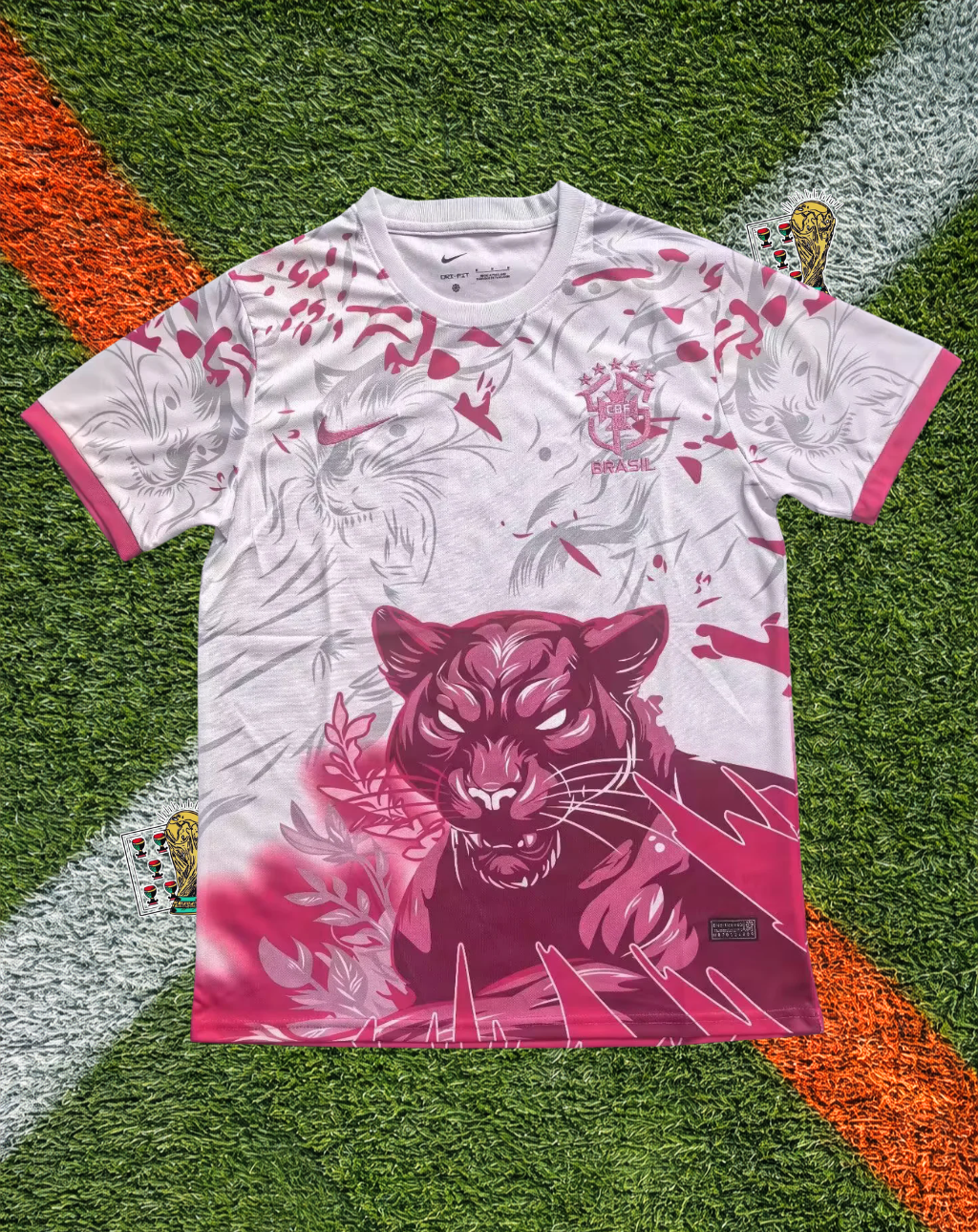 Brazil Away Jersey – Pink Panther Edition