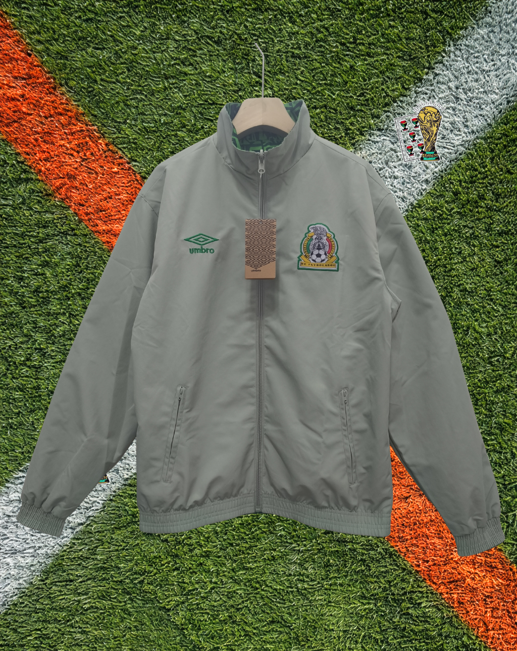 Mexico 2010s Windbreaker – El Tri Grey Training Edition