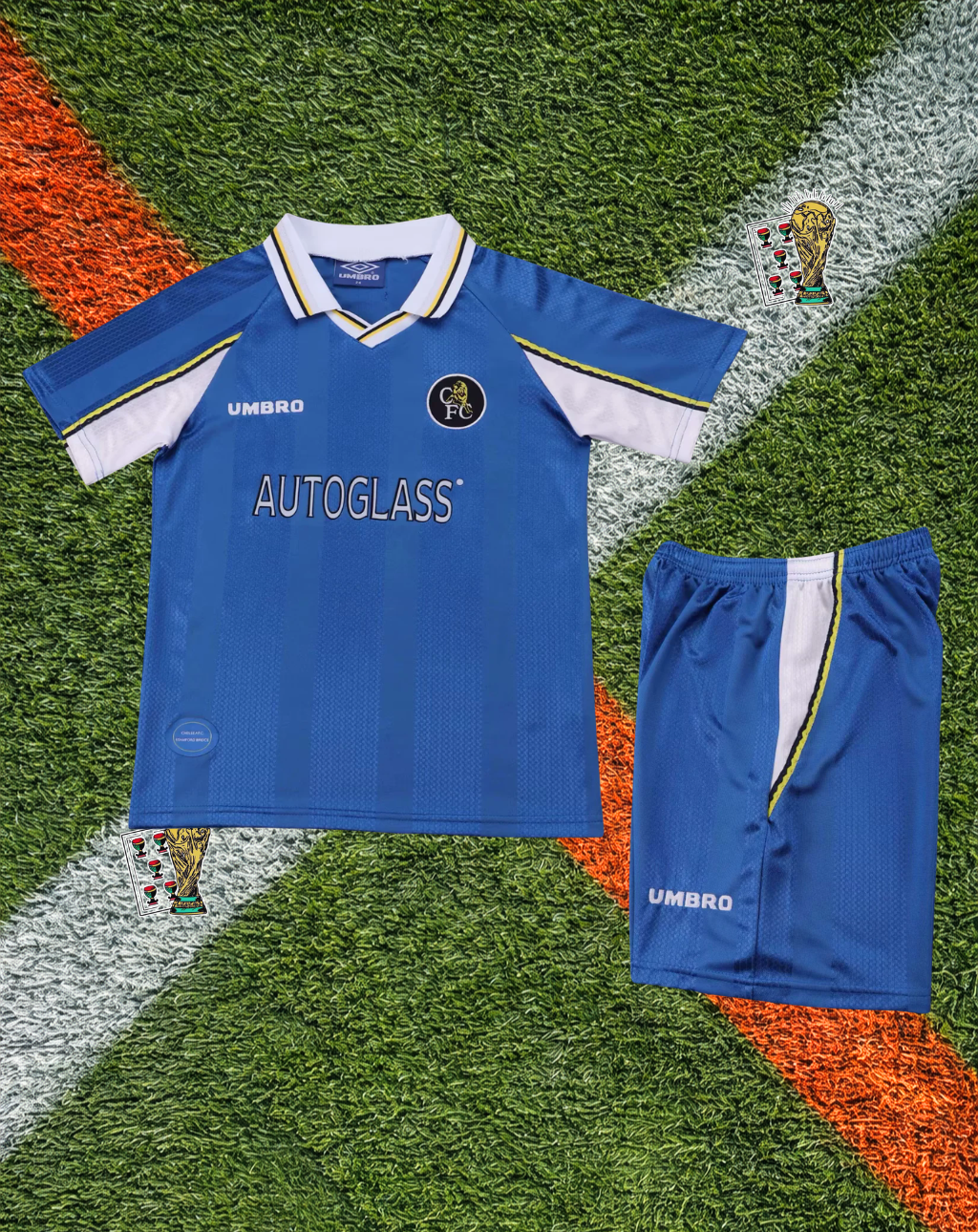 Chelsea 1995-96 Home Jersey – Autoglass Classic Edition