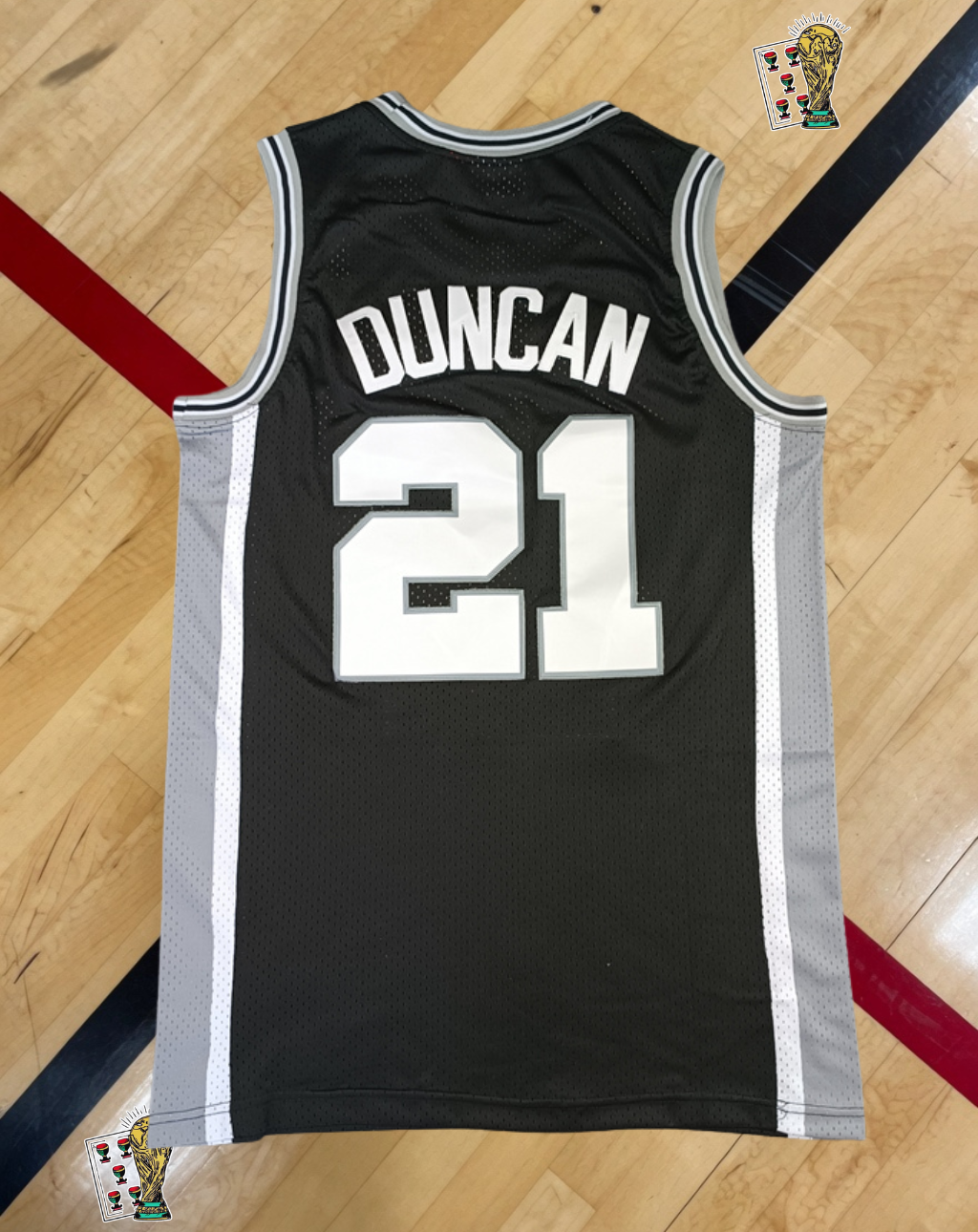 San Antonio Spurs 1998-99 Alternate Jersey – Duncan Black Edition