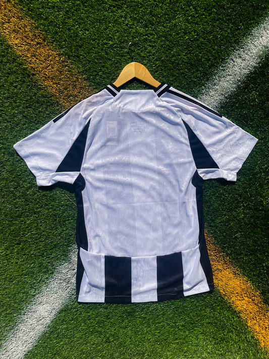 Juventus 2024-25 Home Modern Adidas Soccer Jersey β Sleek Black & White Redesign for a New Era - Five Of Cups Official