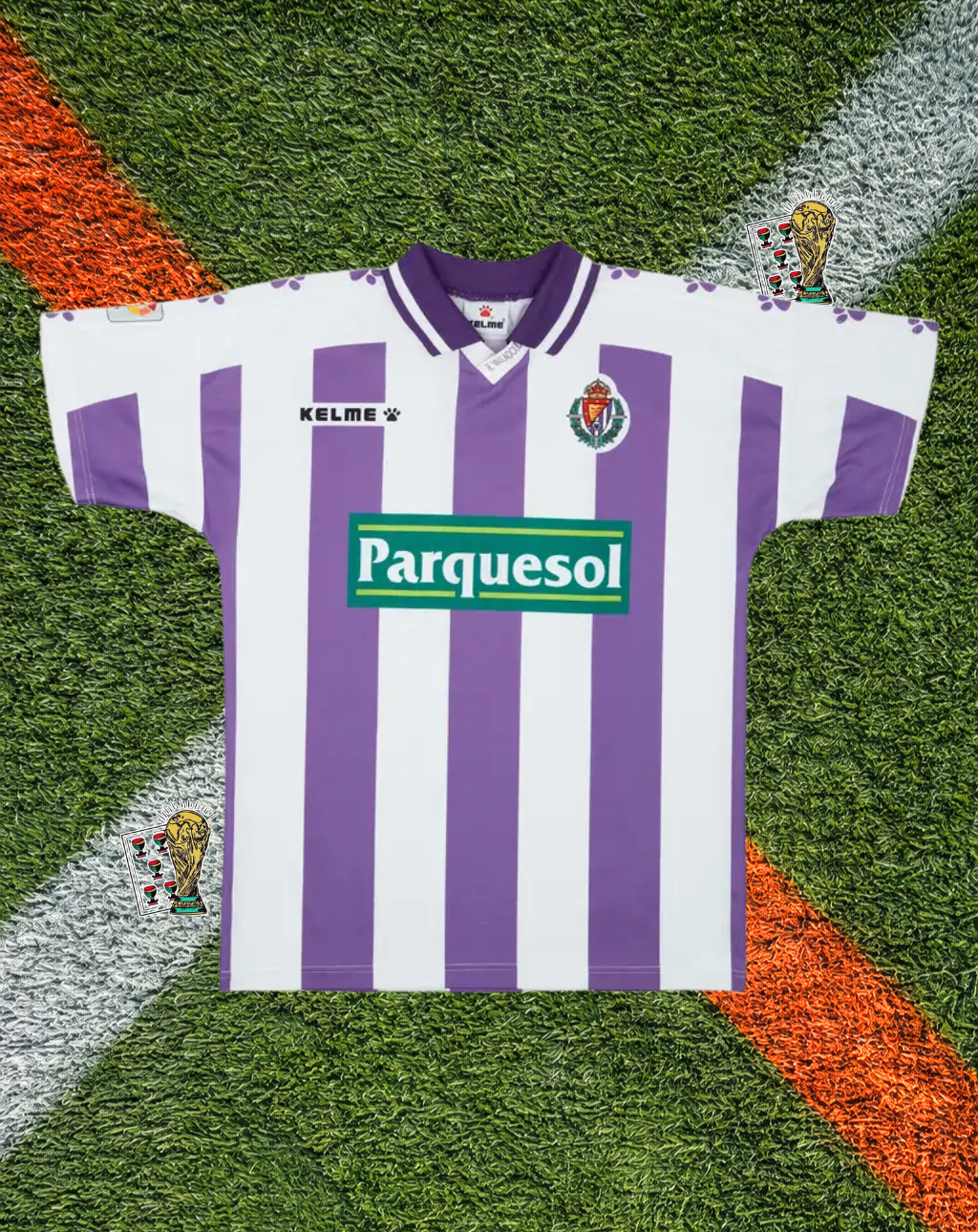 Real Valladolid 1998-99 Home Jersey – Purple Stripe Edition