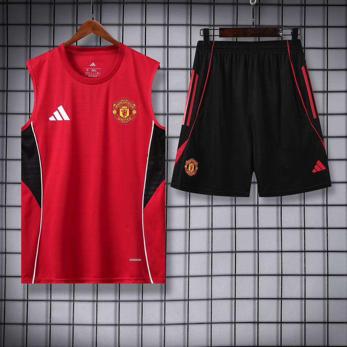 Manchester United Training Vest Set – Crimson Edition