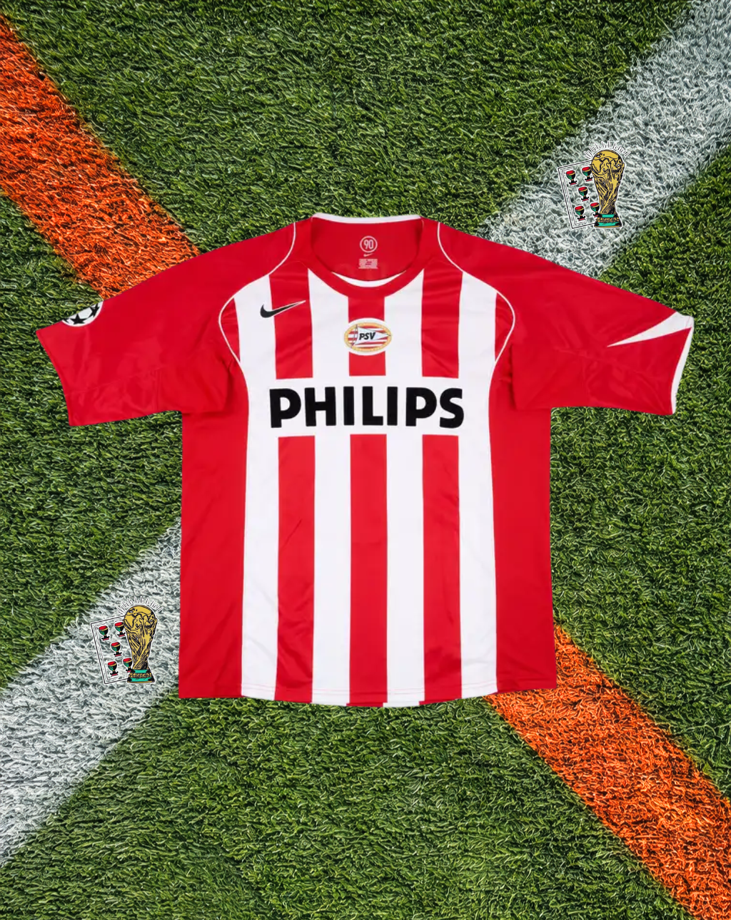PSV Eindhoven 2005-06 Home Jersey – Classic Stripe Edition