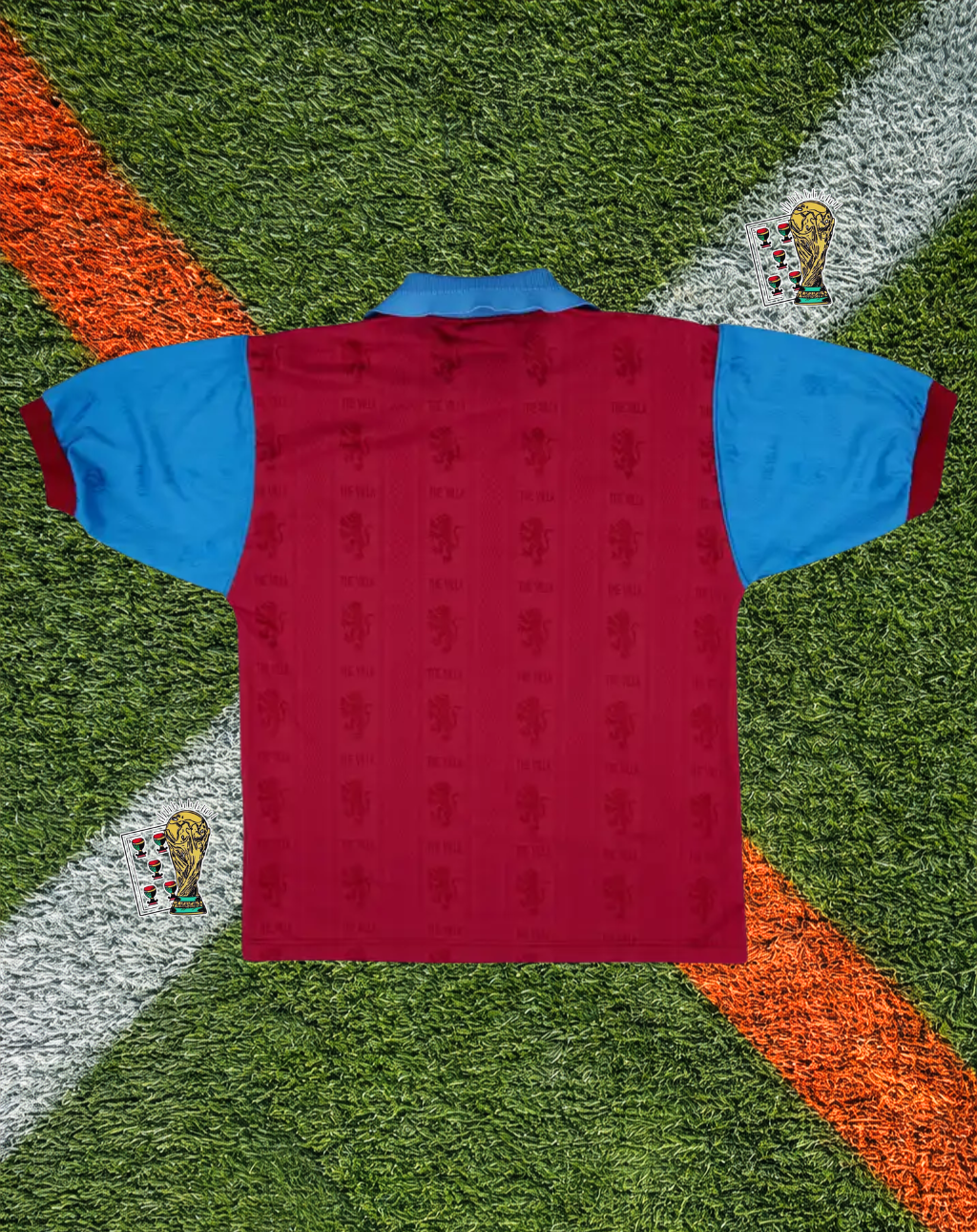 Aston Villa 1990-91 Home Jersey – Mita Copiers Edition