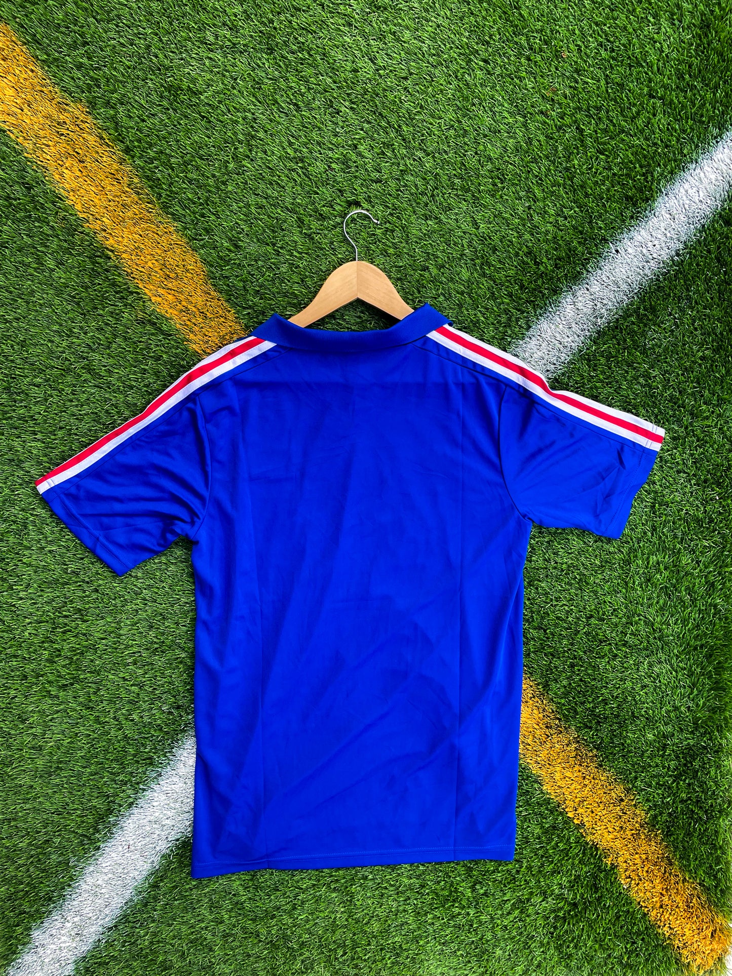 Back view of the France 1986 World Cup retro kit

