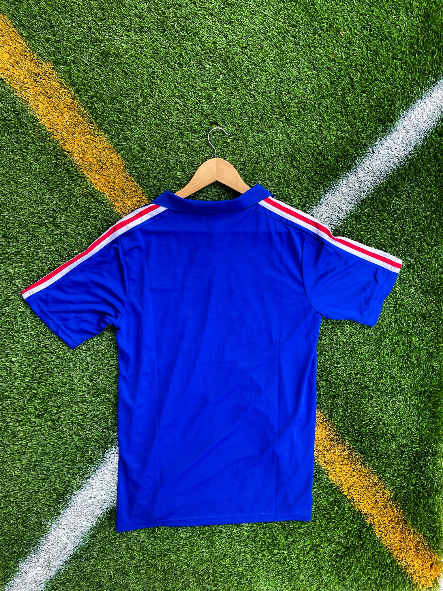Back view of the France 1986 World Cup retro kit

