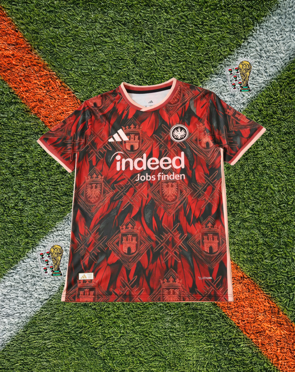 Eintracht Frankfurt 2023-24 Third Jersey – City Crest Pattern Edition