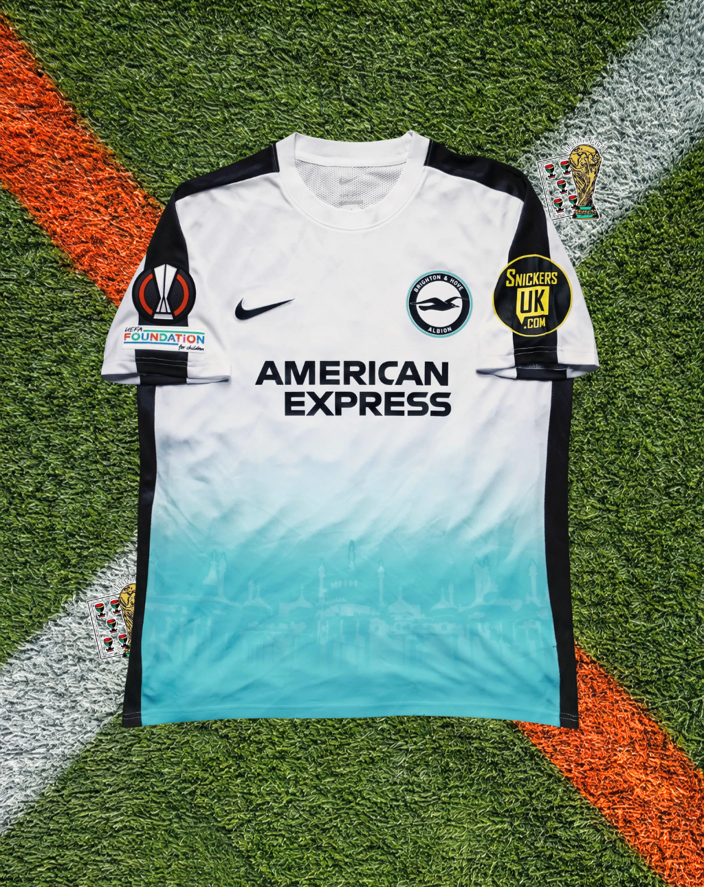 Brighton & Hove Albion 2025-26 Third Jersey – Pier Gradient Europa Edition
