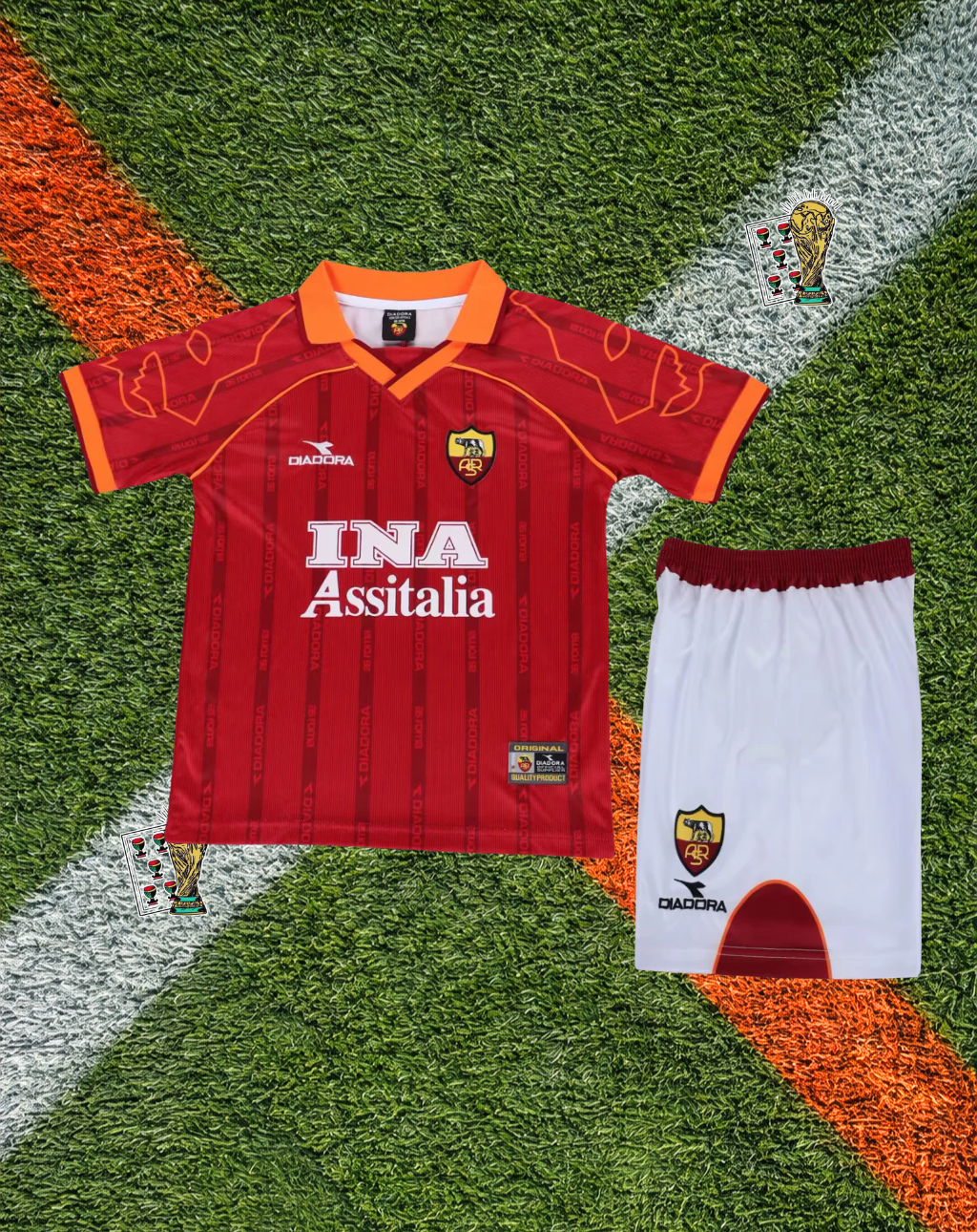 Roma 1998-99 Home Jersey – Lupa Capitolina Edition