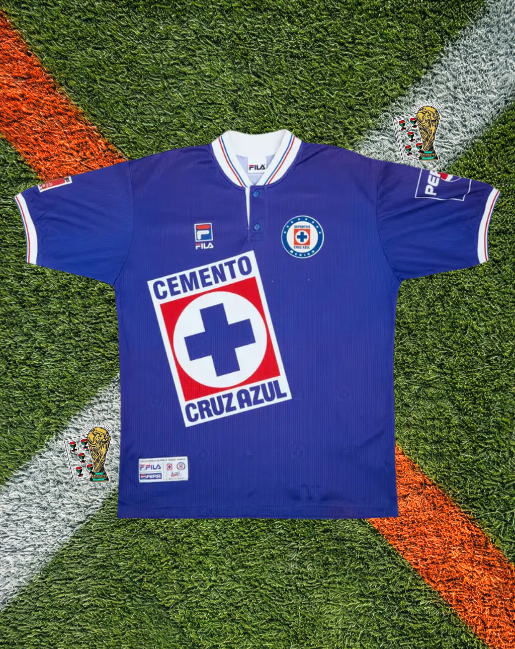 Cruz Azul 1997-98 Home Jersey – Vintage Button Edition