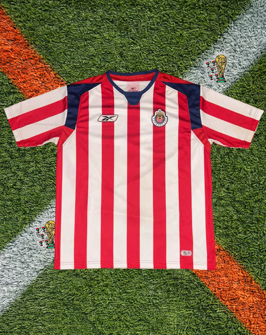 Chivas de Guadalajara 2006-07 Home Jersey – Straight Hem Edition