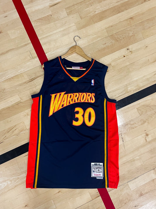 Golden State Warriors 2009/2010 - Retro Curry Jersey - Five Of Cups Official