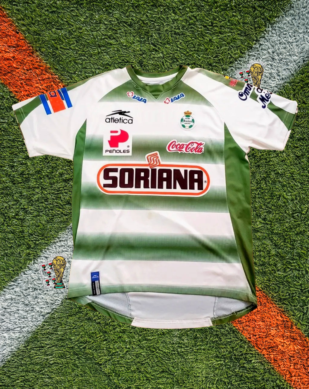 Santos Laguna 2011-12 Home Jersey – Guerreros Verdiblanco Edition