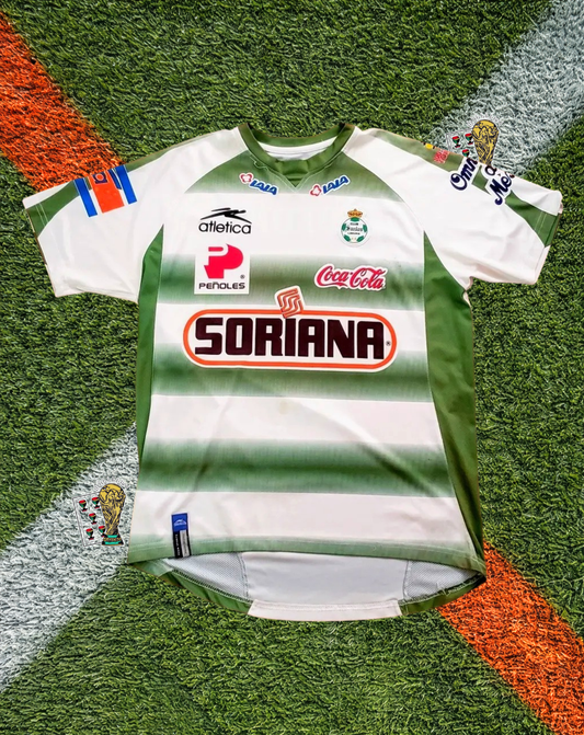 Santos Laguna 2011-12 Home Jersey – Guerreros Verdiblanco Edition